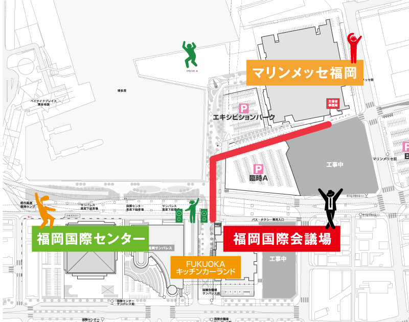 盛り上げちゃおっカー!地図